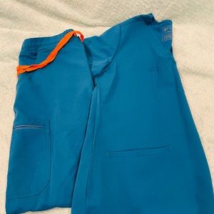 Figs XS Alps Blue Scrubs